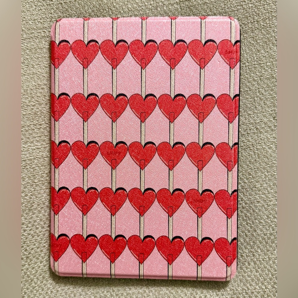 Pink and Red Heart Patterned Wallet